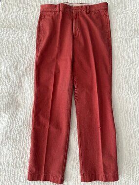 J. Crew Red Khakis